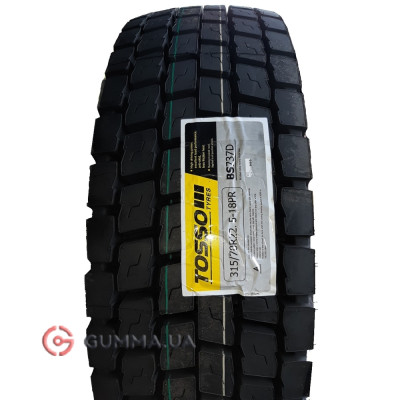 Всесезонная шина TOSSO  BS737D (ведущая) 315/70 R22.5 151/148M PR18