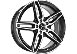Replica Mercedes MR030 9x19 5x112 ET49 DIA66.6 BKF