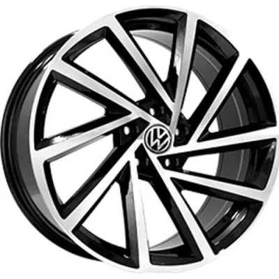 Replica Volkswagen VV5329 8x19 5x112 ET45 DIA57.1 BKF