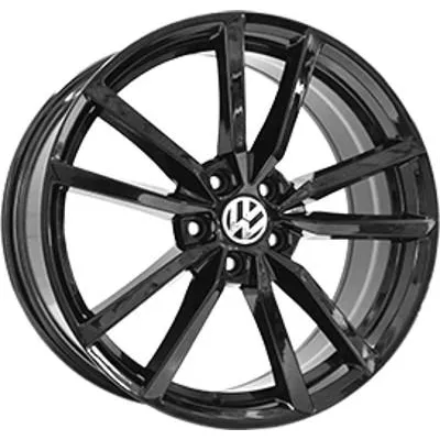 Replica Volkswagen VV794 8x19 5x112 ET45 DIA57.1 Black