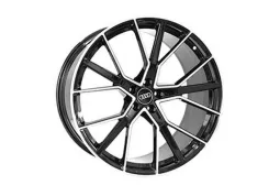 Replica Audi A970 10x22 5x112 ET21 DIA66.5 Black