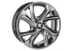 Литые диски Replica Peugeot PG4007 6x15 4x108 ET23 DIA65.1 Hyper black