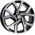 Литые диски WSP Italy Volksvagen (W469) Giza 7.5x18 5x112 ET51 DIA57.1 GLOSSY BLACK POLISHED