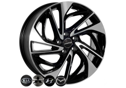 Zorat Wheels BK5518 7.5x18 5x114.3 ET51 DIA67.1 BP
