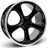 Techart Formula Rad 10x22 5x130 ET55 DIA76 Black