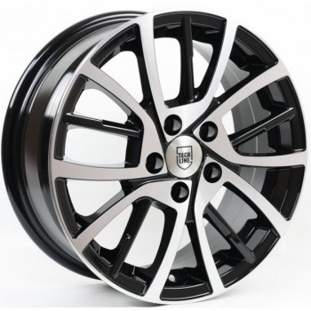 Tech Line TL 548 6x15 5x100 ET40 DIA57.1 Black Diamond