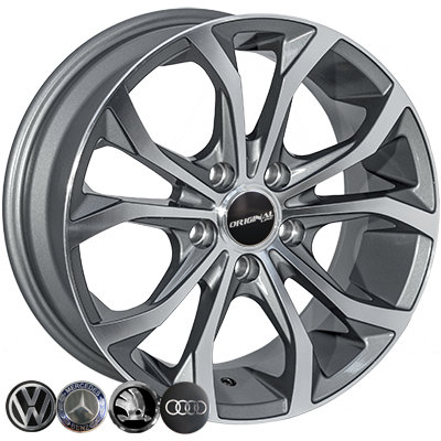 Replica Audi JH-00161 GP R16 W7.0 PCD5x112 ET35 DIA66.6
