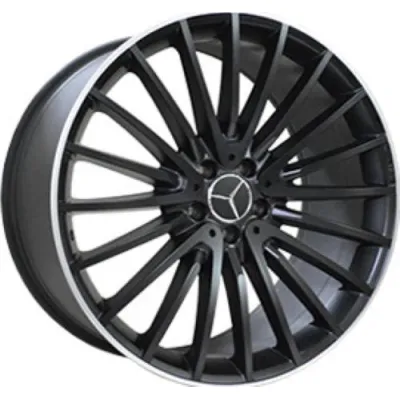 Replica Mercedes MR490 10x21 5x112 ET46 DIA66.6 MBL