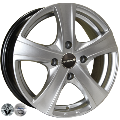 Replica Dacia 9504 HS R14 W5.5 PCD4x100 ET43 DIA60.1