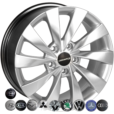 Replica Audi BK438 HS R15 W6.5 PCD5x112 ET35 DIA66.6