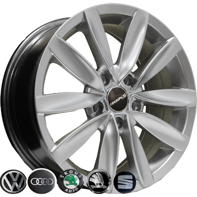 Replica Audi D015 HS R15 W6.5 PCD5x112 ET42 DIA57.1