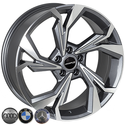 Replica Audi BK5893 GP R19 W8.0 PCD5x112 ET35 DIA66.6