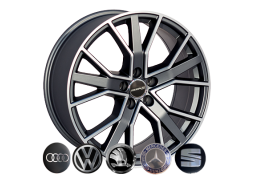 Replica Audi BK5131 GPMatt R19 W8.5 PCD5x112 ET35 DIA66.6