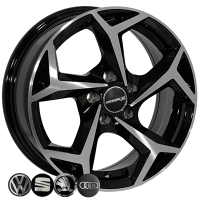 Replica Volkswagen BK5340 BP R15 W6.0 PCD5x100 ET35 DIA57.1