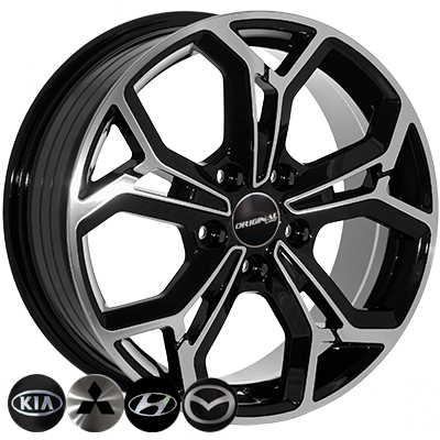 Replica Mazda FE190 BMF R16 W6.5 PCD5x114.3 ET42.5 DIA67.1