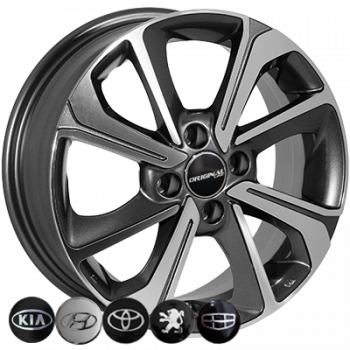 Replica Kia 7854 MK-P R15 W6.0 PCD4x100 ET40 DIA54.1