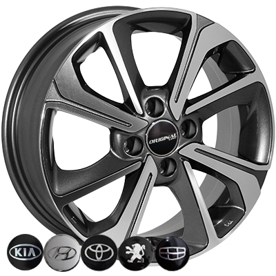 Replica Geely 7854 MK-P R15 W6.0 PCD4x100 ET40 DIA54.1