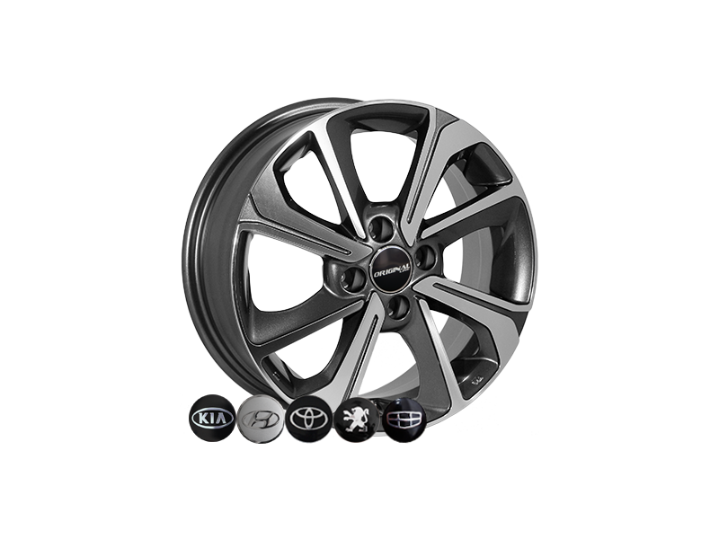 Replica Kia 7854 MK-P R15 W6.0 PCD4x100 ET40 DIA54.1