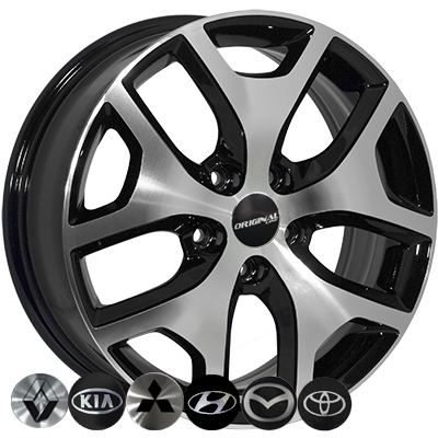 Replica Mazda FE137 BMF R17 W6.5 PCD5x114.3 ET40 DIA67.1