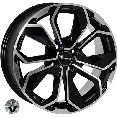 Replica Renault 6362 BP R16 W6.5 PCD4x100 ET38 DIA60.1