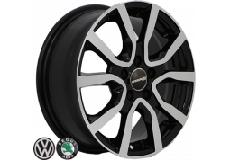 Replica Skoda 7365 BP R15 W6.0 PCD5x100 ET40 DIA57.1