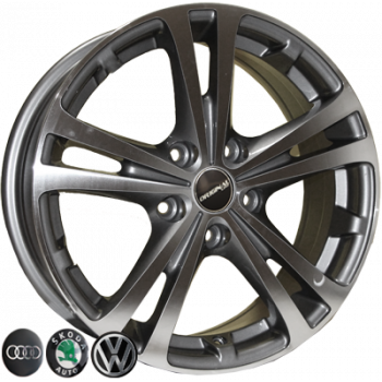 Replica Volkswagen Z616 DGMF R15 W6.0 PCD5x112 ET47 DIA57.1