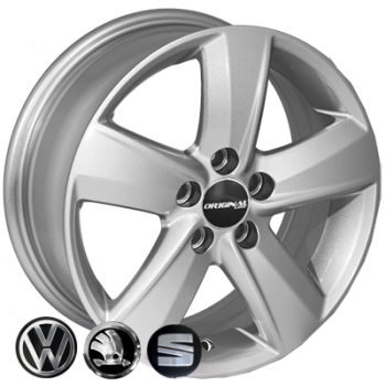 Replica Skoda SSL445 S R15 W6.0 PCD5x100 ET38 DIA57.1