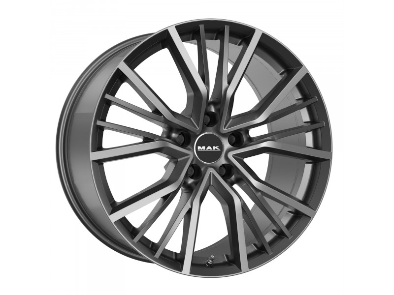 Mak Union Gun Met Mirror Face R19 W8.5 PCD5x112 ET32 DIA66.45