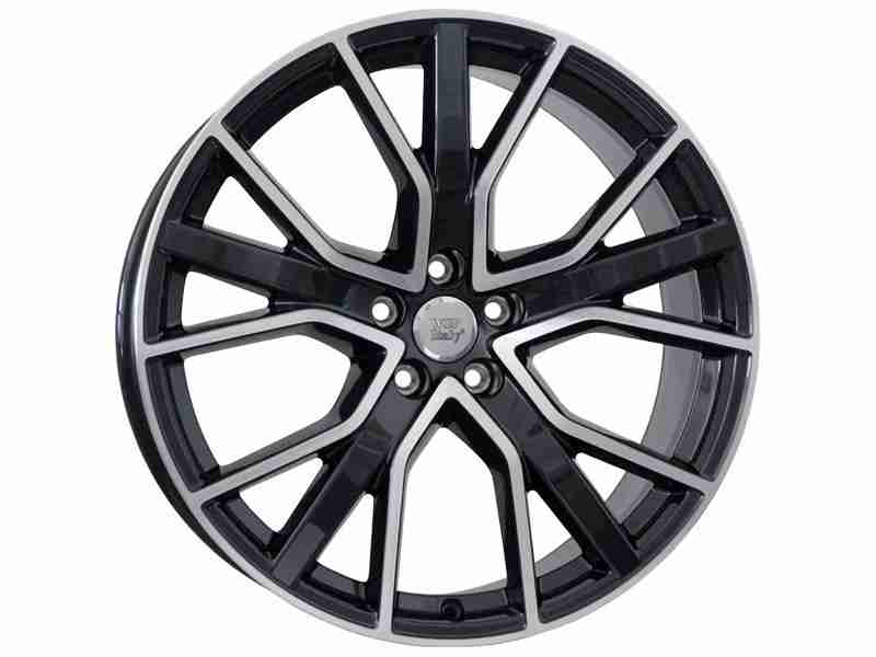 WSP Italy Audi (W571) Alicudi Glossy Black Polished R20 W9.0 PCD5x112 ET37 DIA66.6