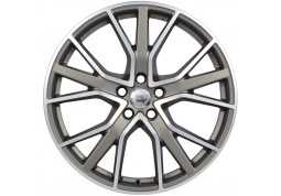 WSP Italy Audi (W571) Alicudi Matt Gun Metal Polished R20 W8.5 PCD5x112 ET43 DIA66.6