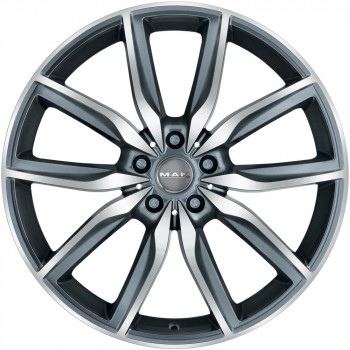 Mak Allianz Gun Met Mirror Face R20 W8.0 PCD5x120 ET30 DIA72.6
