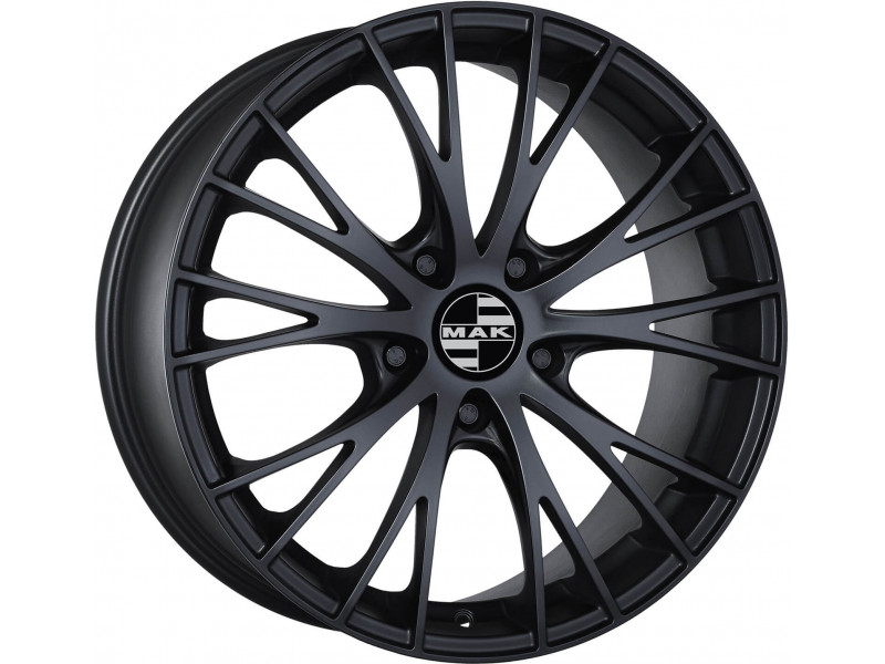 Mak Rennen Matt Black R19 W8.0 PCD5x112 ET21 DIA66.45
