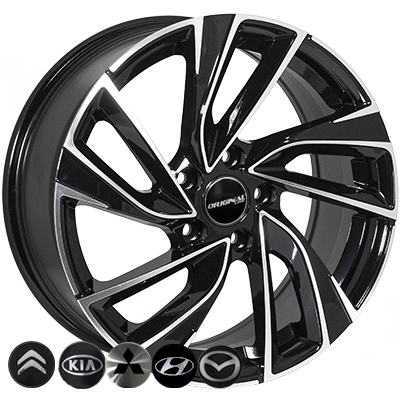 Zorat Wheels BK5772 BP R17 W7.5 PCD5x112 ET45 DIA57.1
