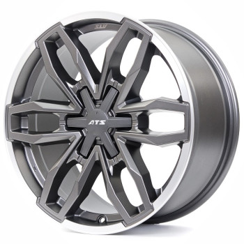 ATS Temperament blizzard grey lip polished R20 W9.5 PCD5x112 ET55 DIA66.5