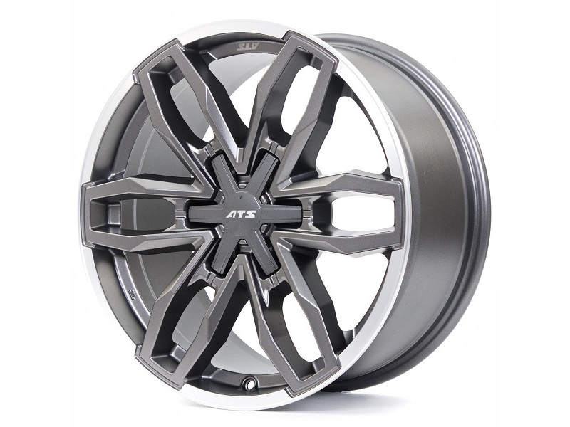 ATS Temperament blizzard grey lip polished R20 W9.5 PCD5x112 ET55 DIA66.5
