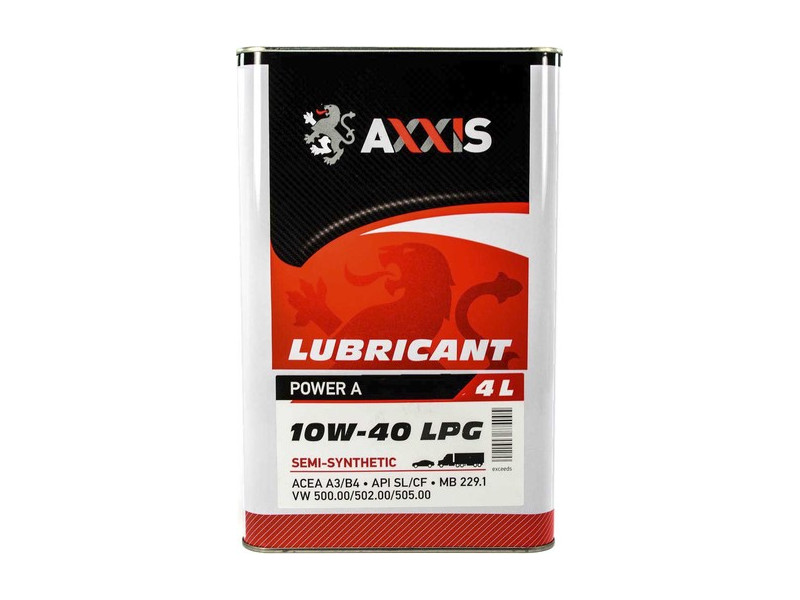 Масло AXXIS LPG Power A 10W-40 (4л)