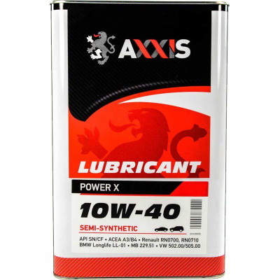 Масло AXXIS Power Х 10W-40 (5л)