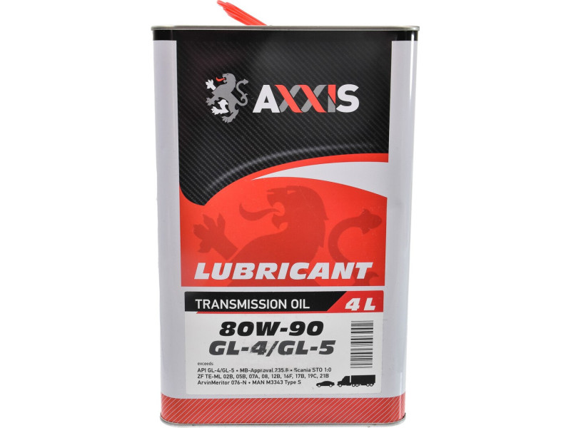 Масло AXXIS GL-4/GL-5 80W-90 (4л)