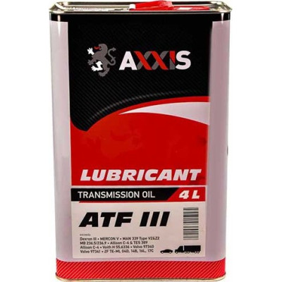 Масло  AXXIS ATF 3 (4л)