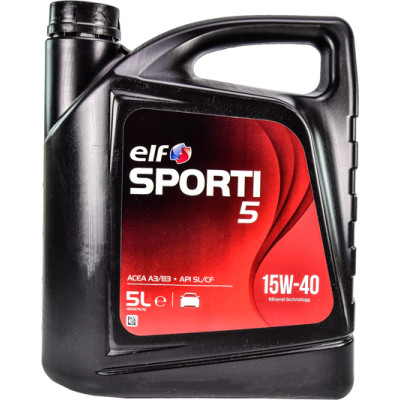 Масло ELF SPORTI 5 15W-40 (5л)