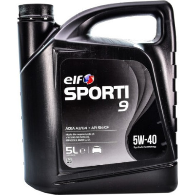 Масло ELF SPORTI 9 5W-40 (5л)