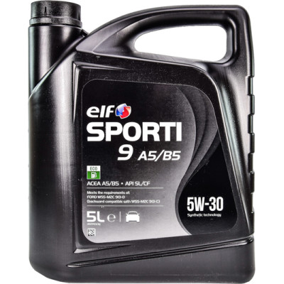 Масло ELF SPORTI 9 5W-30 (5л)