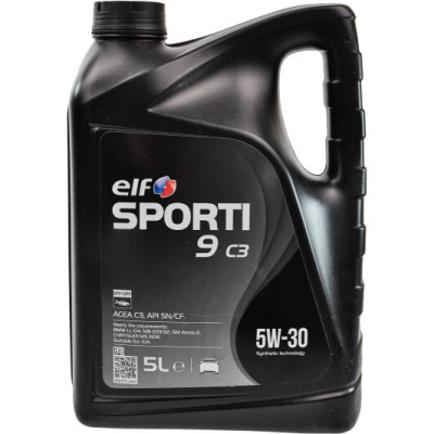 Масло ELF SPORTI 9 C3 5W-30 (5л)