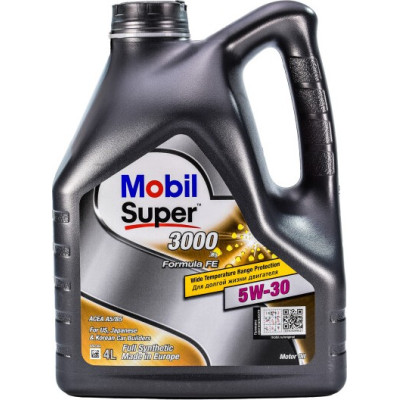 Масло MOBIL Super 3000 Formula FE 5W-30 (4л)