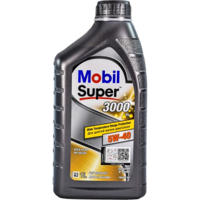 Масло MOBIL SUPER 3000 5W-40 (1л)