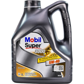 Масло MOBIL SUPER 3000 Diesel 5W-40 (4л)