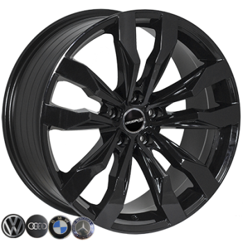 Zorat Wheels BK5333 Black R20 W8.5 5x112 ET33 DIA66.6