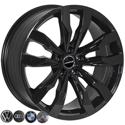 Zorat Wheels BK5333 Black R20 W8.5 5x112 ET33 DIA66.6