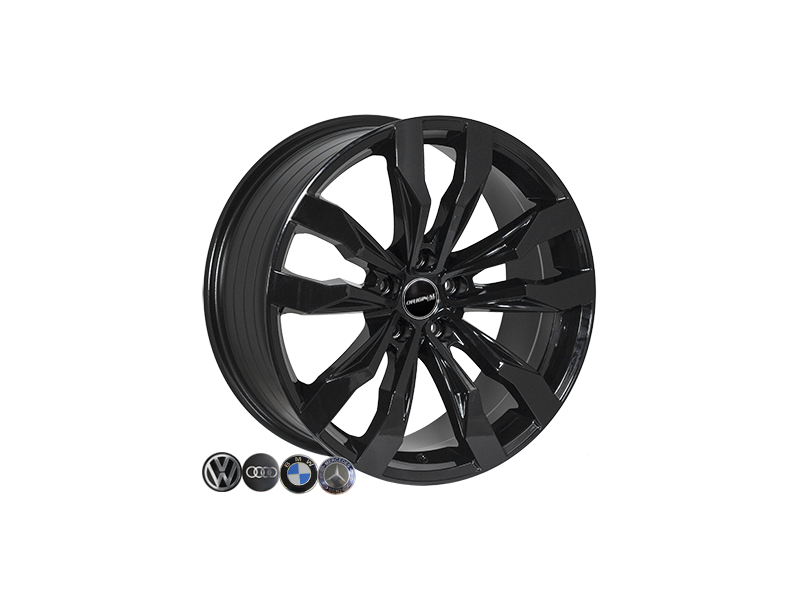 Zorat Wheels BK5333 Black R20 W8.5 5x112 ET33 DIA66.6