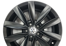 Replica Volkswagen CT1303 MATT BLACK R15 W6.5 PCD5х100 ET35 DIA57.1
